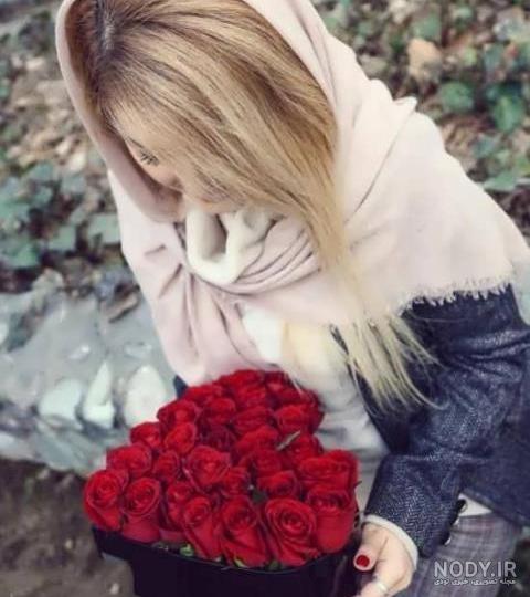 عکس دخترانه گل
