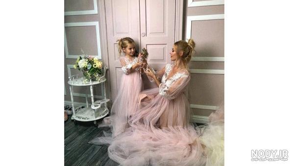 ژست عکس دختر و مادر ❤️ [ بهترین تصاویر ]