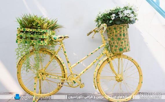  عکس پروفایل دوچرخه و گل