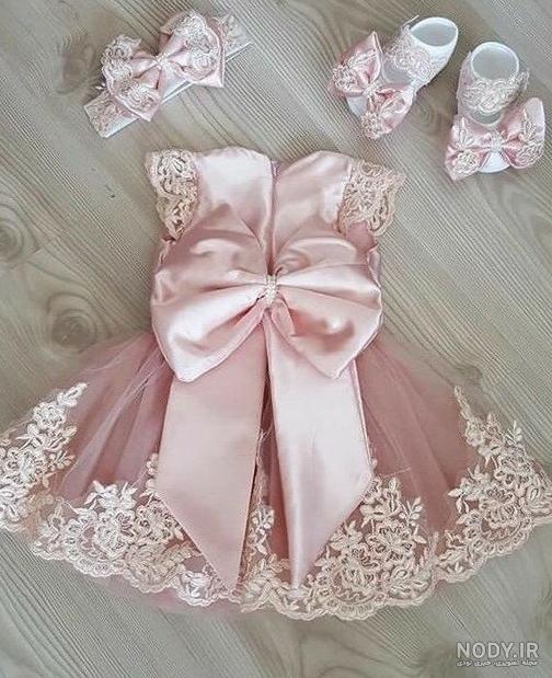 عکس لباس نوزادی شیک دخترانه