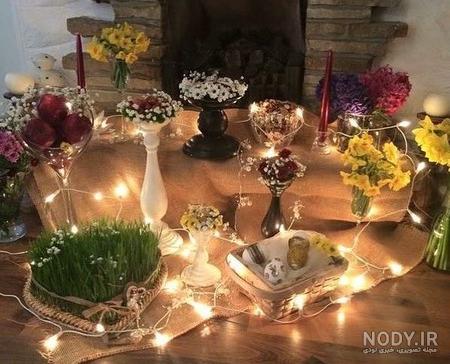 10 ایده جذاب برای چیدمان سفره هفت سین مسی عید 1403 + عکس و فیلم - مرکز ...