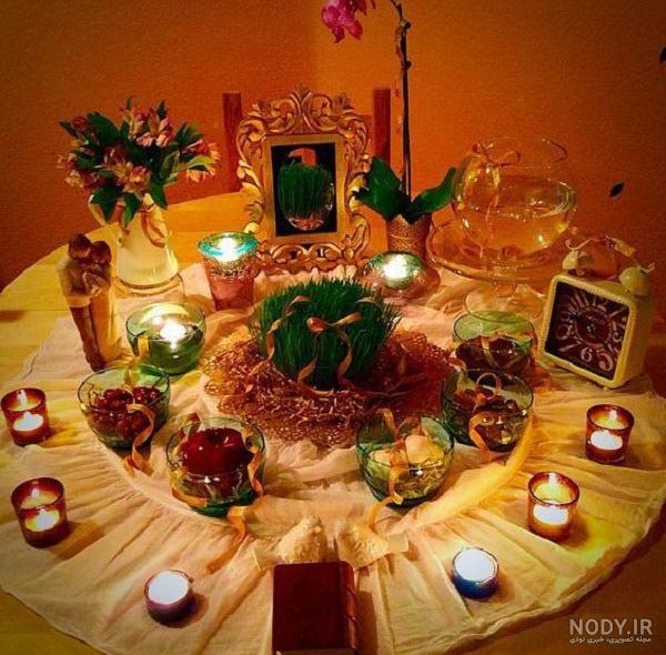 ایده های تزیین سفره هفت سین ۱۴۰۰ (ساده، اصیل و شیک) • ستاره