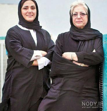 عکس باران کوثری و مادرش