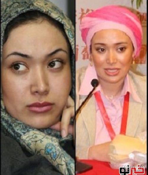 عکس های خواننده و بازیگران معروف زن بدون آرایش و با آرایش
