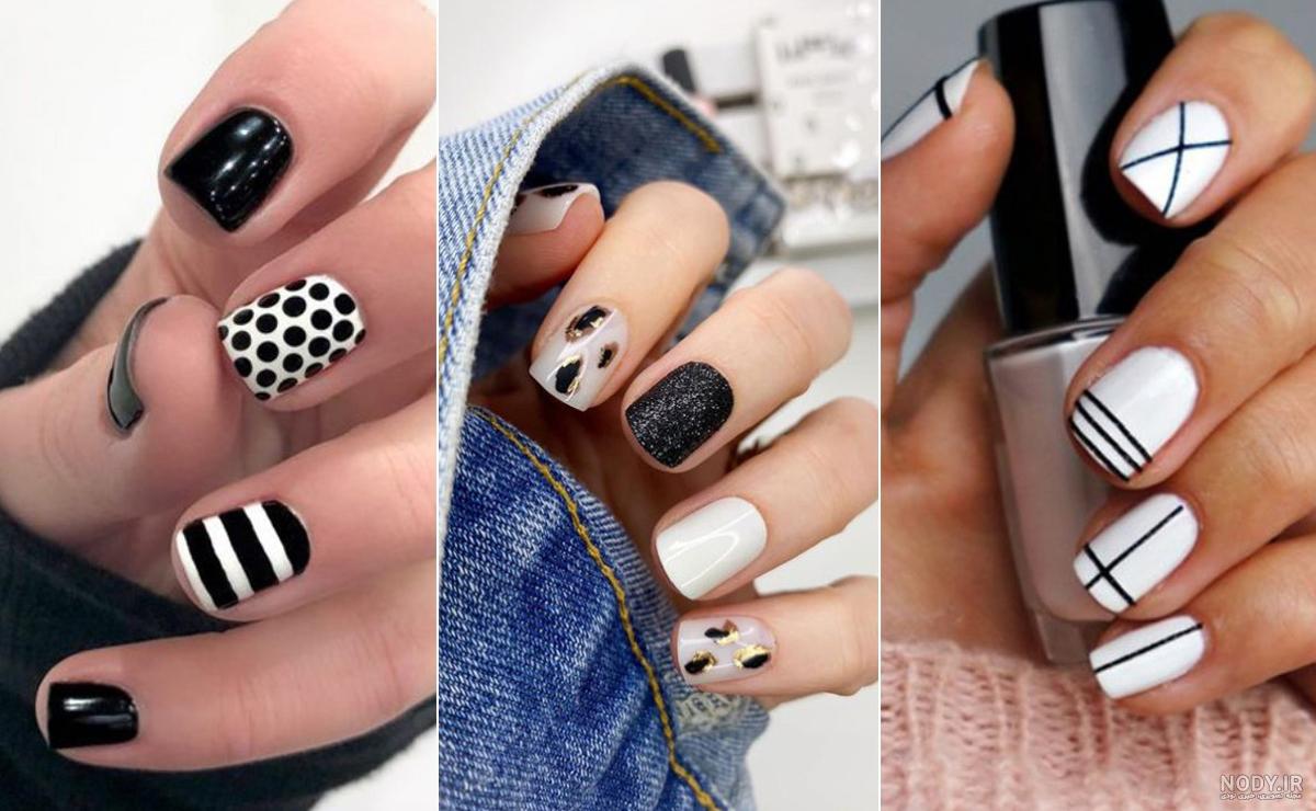 عکس ژلیش ناخن دخترانه مشکی عکس ژلیش ناخن دخترانه مشکی