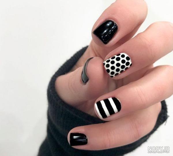 عکس ژلیش ناخن مشکی عکس ژلیش ناخن مشکی
