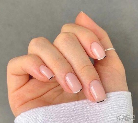 کاشت ناخن فرنچ - ونوسی