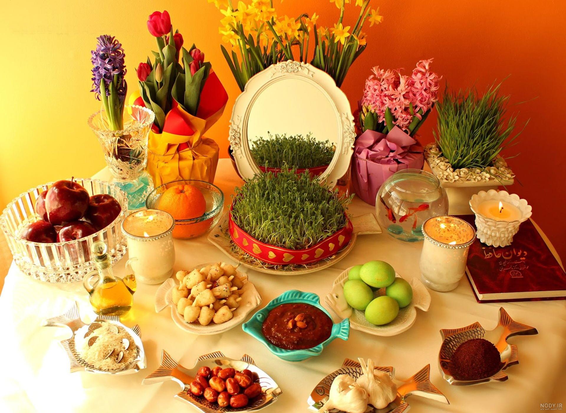 ایده تزیین سفره هفت سین 1403؛ سنتی و مدرن - ژاویز ایده تزیین سفره هفت سین 1403؛ سنتی و مدرن - ژاویز