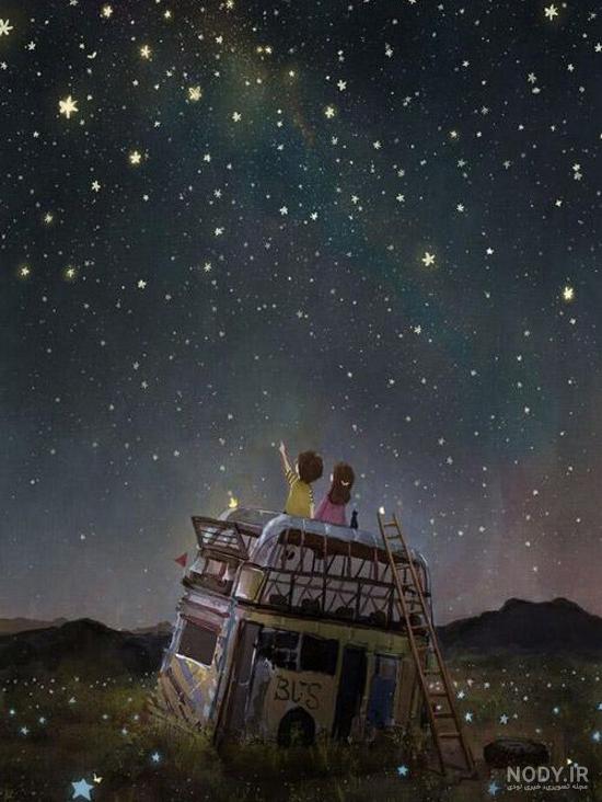 تصاویر الهام بخش نجومی از آسمان پرستاره شب