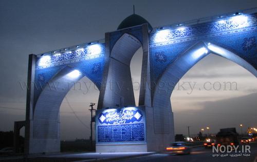 تصاویر) عملیات نصب دروازه قرآن کوهدشت به اتمام رسید/ وقتی از هنر ...