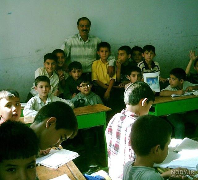عکس جالب سردار آزمان در کلاس اول دبستان