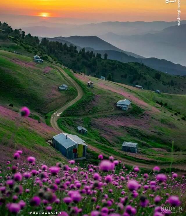 عکس طلوع خورشید طبیعت