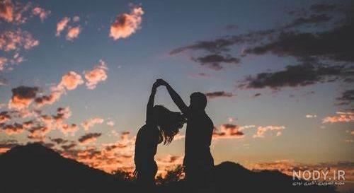 عکس پروفایل عاشقانه دونفره بدون متن