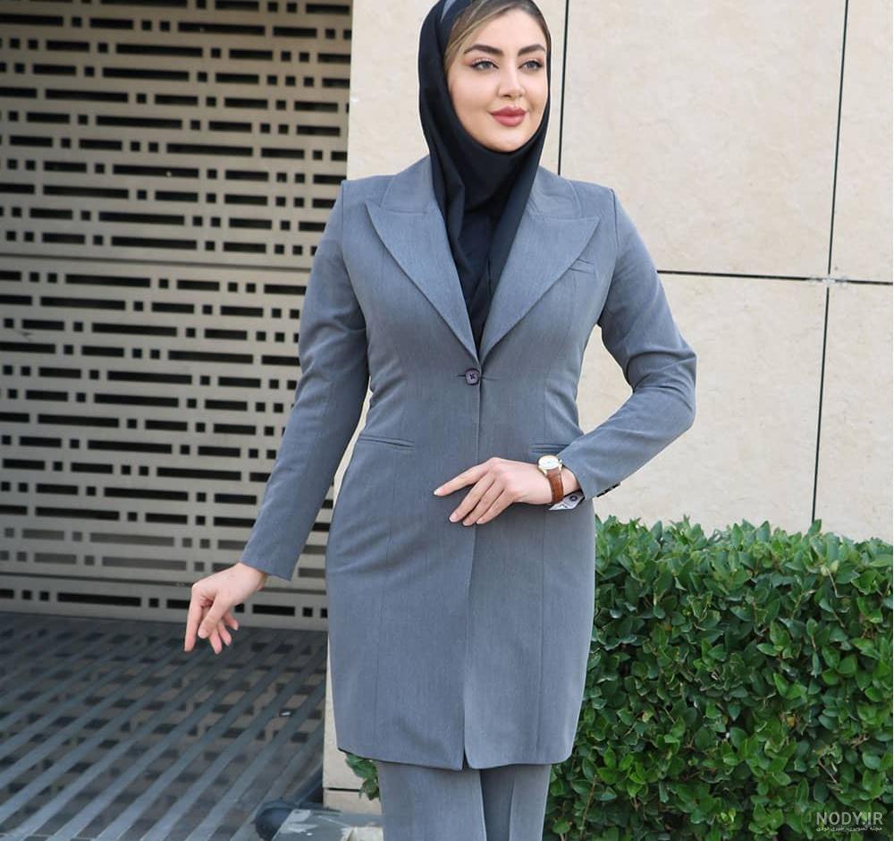 مانتو شلوار اداری شاینا مدل سلنا - فروشگاه اینترنتی مانتو اتوسا ...