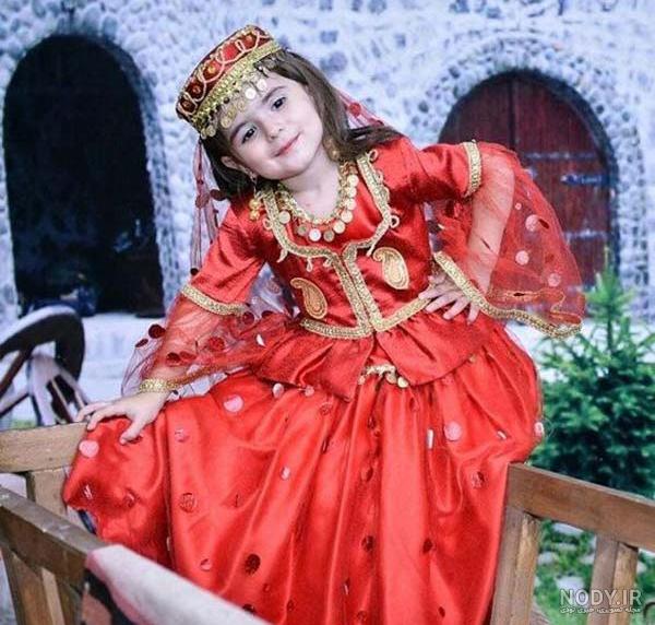 مدل لباس آذری زنانه با طرح های محلی بسیار شیک و زیبا