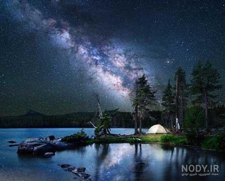 ۵۵ عکس پروفایل آسمان شب پرستاره و رویایی