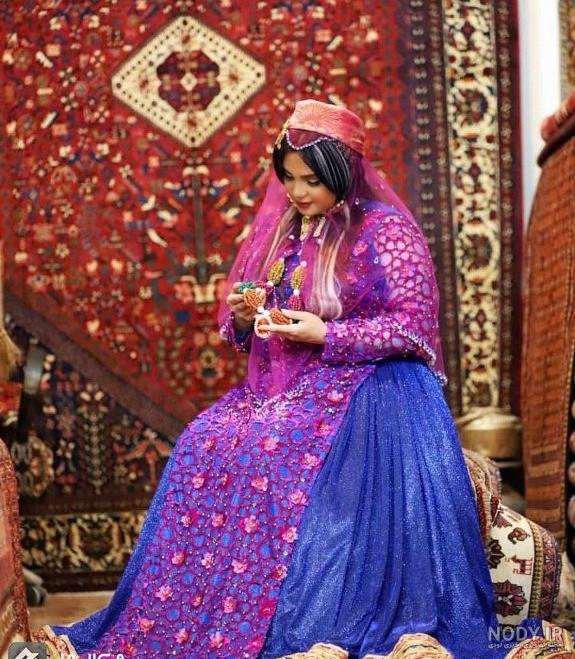  عکس مادر با لباس محلی ایران