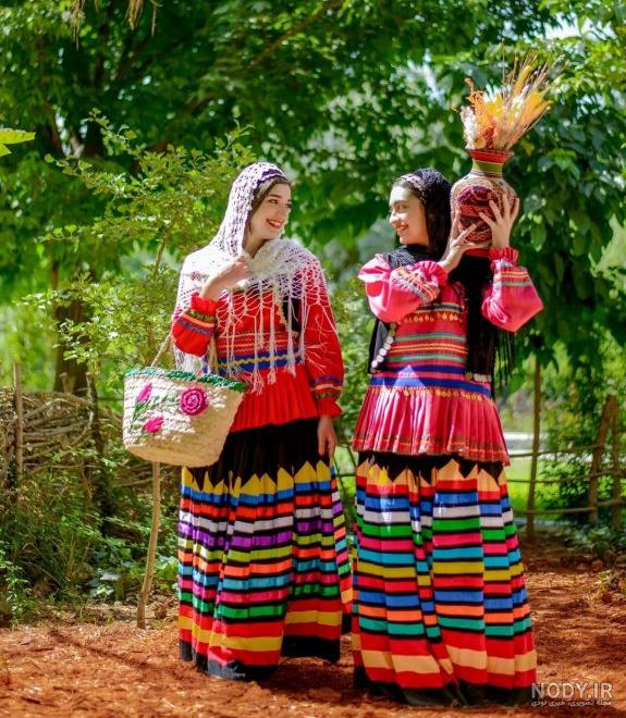  عکس مادر با لباس محلی ایران