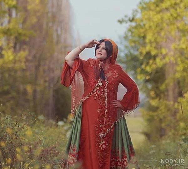  عکس مادر با لباس محلی ایران