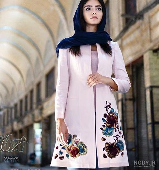 عکس مانتو با طرح سنتی