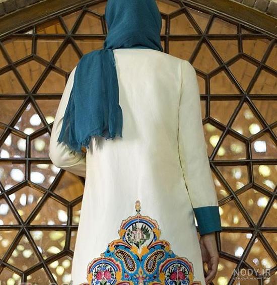عکس مدل مانتو دخترانه سنتی گالری ثریا | مدل مانتو طرح کاشی • مجله ...