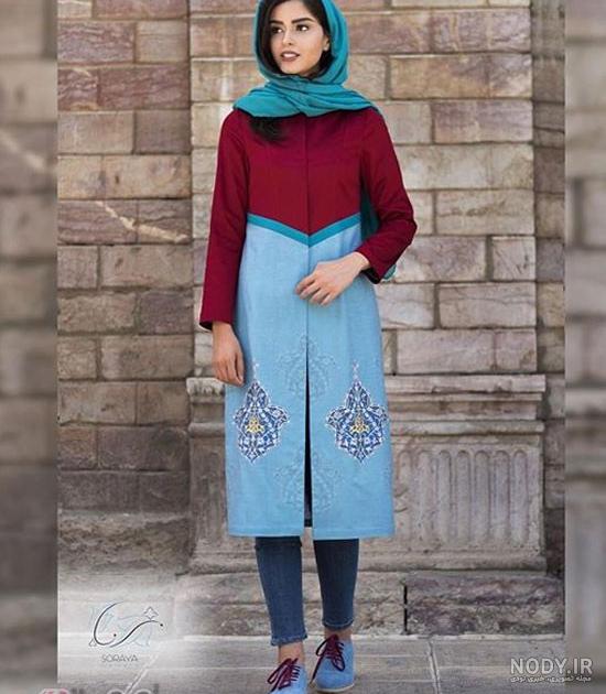 عکس مدل مانتو دخترانه سنتی گالری ثریا | مدل مانتو طرح کاشی • مجله ...