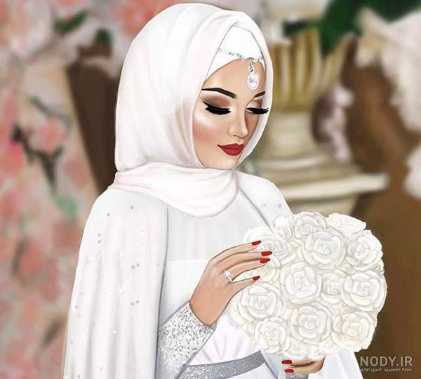 عکس پروفایل دخترونه با حجاب فانتزی