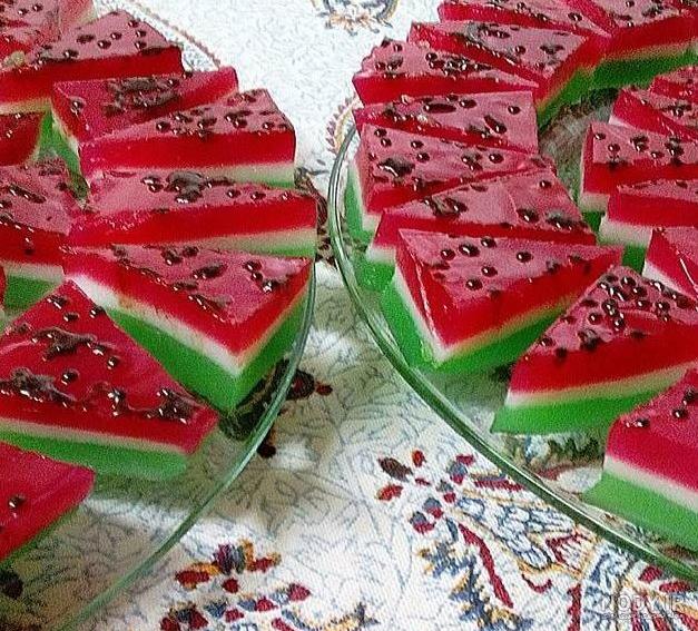 عکس ژله ساده برای شب یلدا