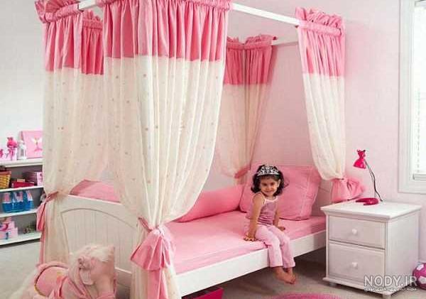 عکس تخت خواب صورتی دخترانه عکس تخت خواب صورتی دخترانه