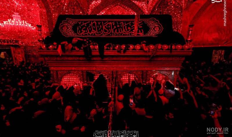 عکس حرم امام رضا در شب قدر