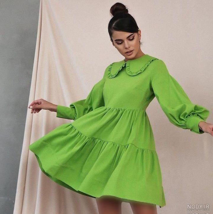 عکس لباس عروس چین دار