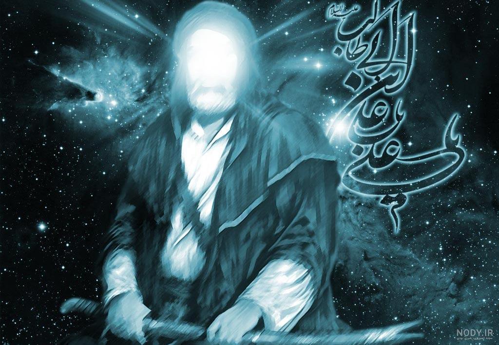 عکس نقاشی امام علی و حضرت محمد