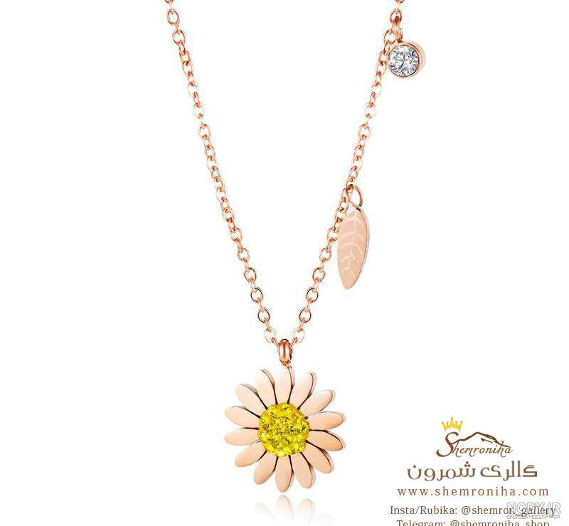 عکس گردنبند گل رز عکس گردنبند گل رز