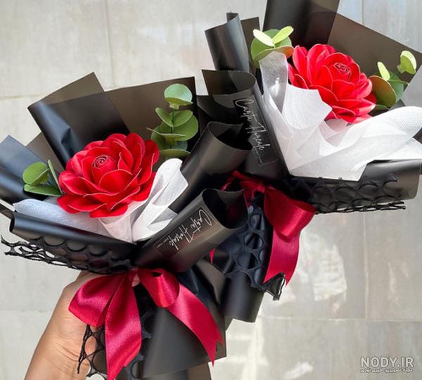 عکس گل رز تزیین شده