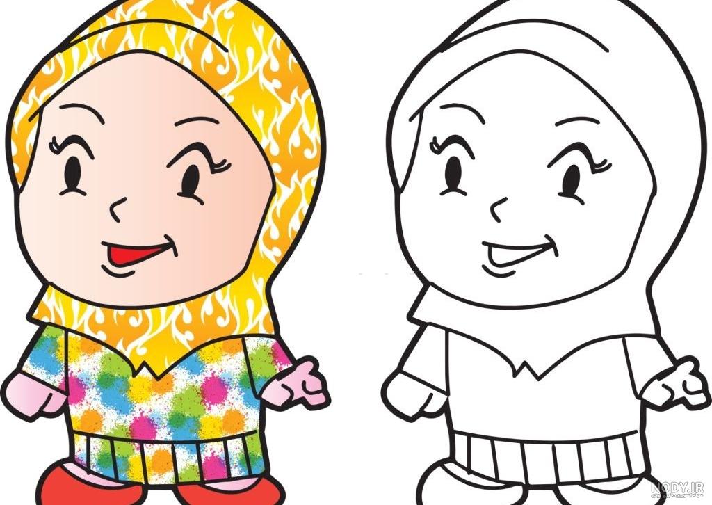 نقاشی دخترانه | آموزش نقاشی ساده پرنسس زیبا | نقاشی آسان دخترانه