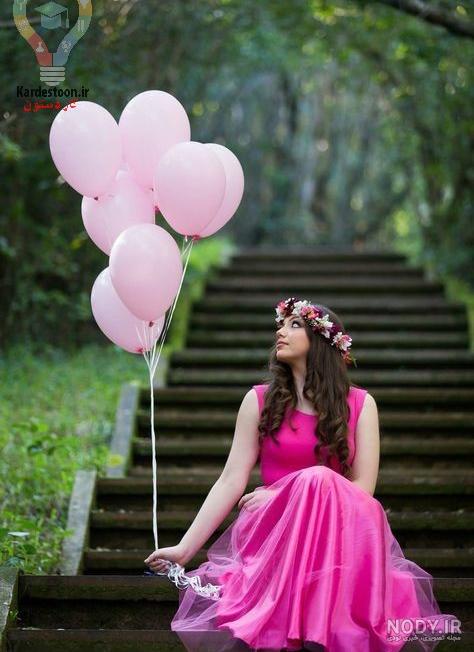ژست عکس تولد با کاپ کیک ژست عکس تولد با کاپ کیک
