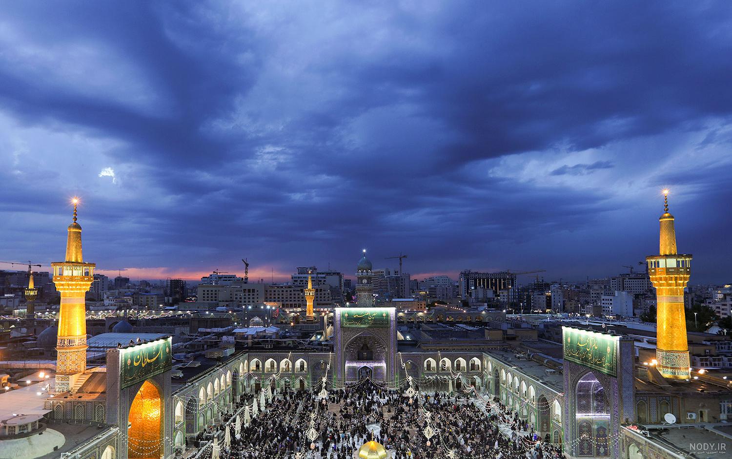 عکس خفن عکس حرم امام رضا با کبوتر برای پروفایل واتساپ