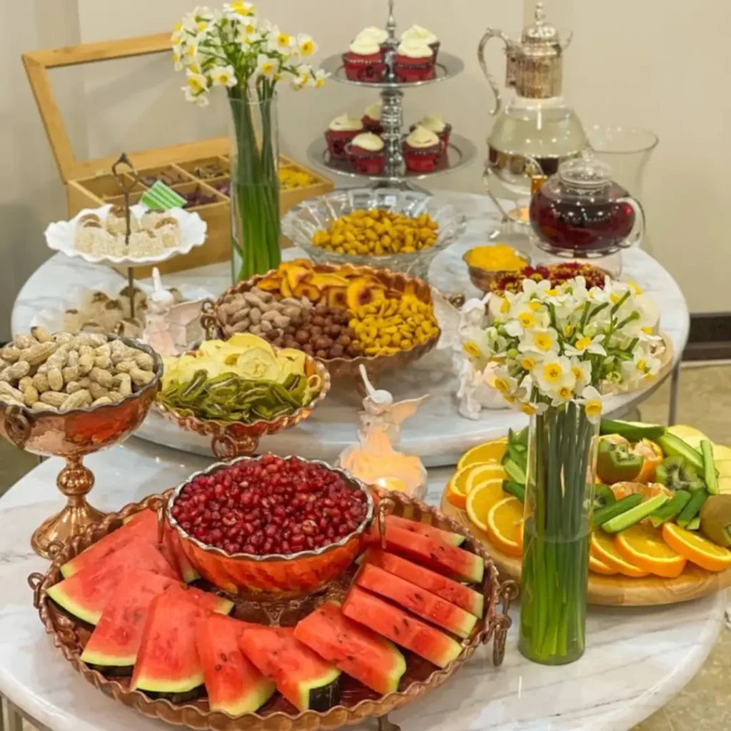 ایده سفره یلدایی