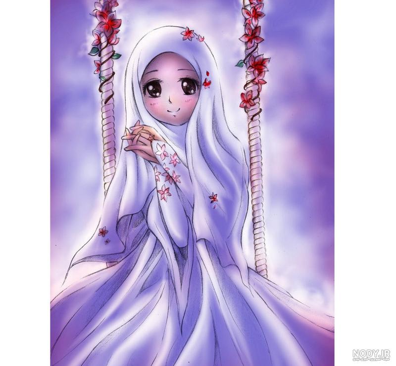 طراحی با مداد برای مبتدیان - دختری با حجاب طراحی با مداد برای مبتدیان - دختری با حجاب