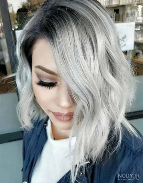 عکس موی نقره ای عکس موی نقره ای