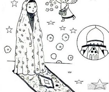 عکس نقاشی دختر چادری ❤️ [ بهترین تصاویر ]