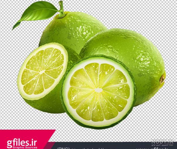 فایل دوربری شده png لیمو ترش زرد