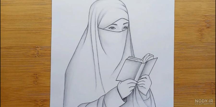 نقاشی ساده حجاب - عکس نودی نقاشی ساده حجاب - عکس نودی