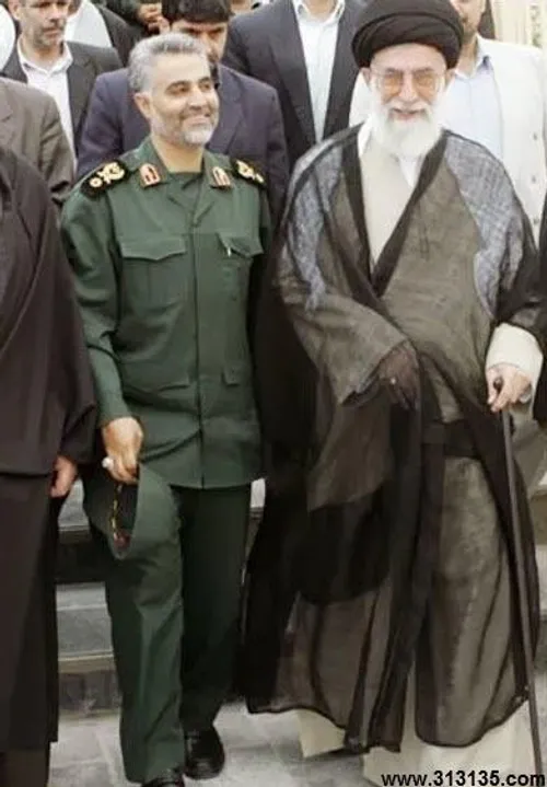 عکس حاج قاسم و آقا