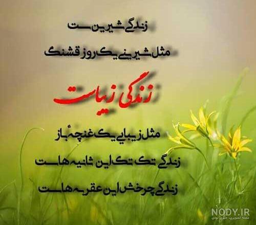 عکس نوشته زندگی زیباست