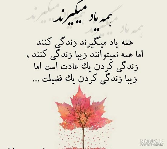 عکس نوشته پروفایل زندگی زیباست - عکس نودی