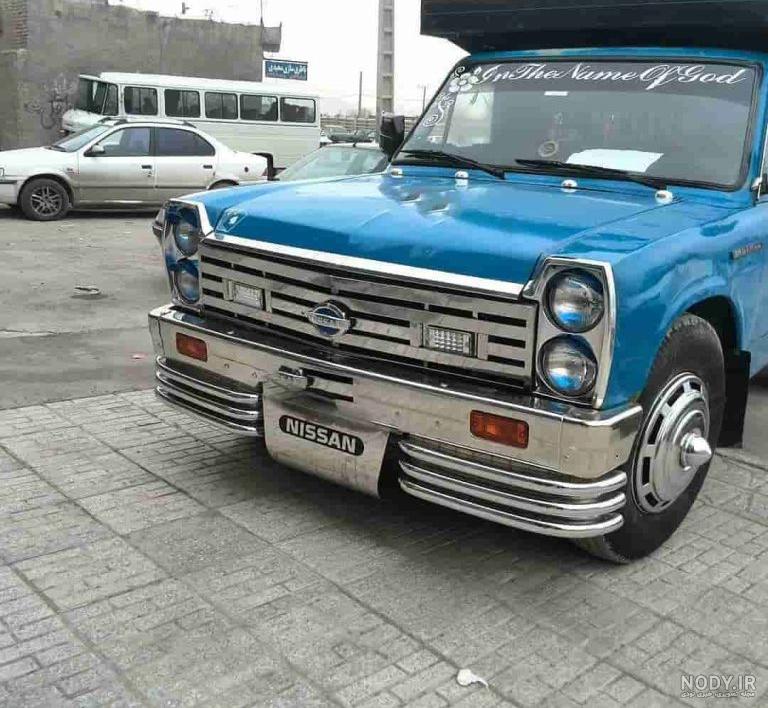 عکس نیسان آبی جدید
