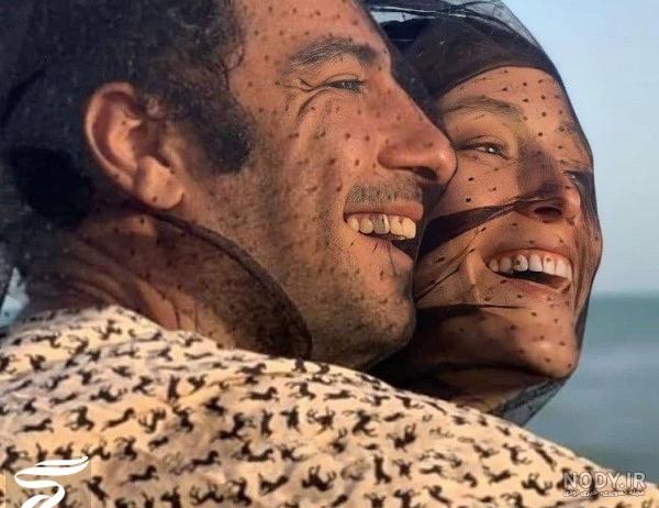 متفاوت‌ترین عکس مشترک از فرشته حسینی و نوید محمدزاده در جشنواره ...