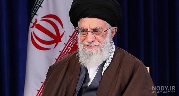 عکس رهبر با پرچم ایران
