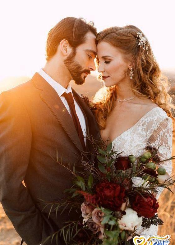 عکس عروس و داماد خیلی زیبا